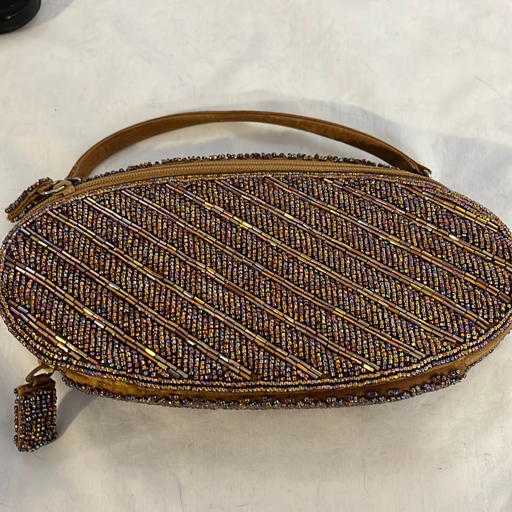Ing Christopher oval sequined dressy bag
